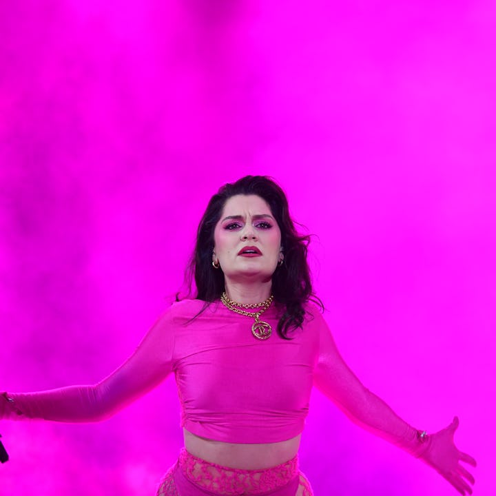 Jessie J opens up about her miscarriage. Here, she performs at the Outloud Raising Voices Music Fest...