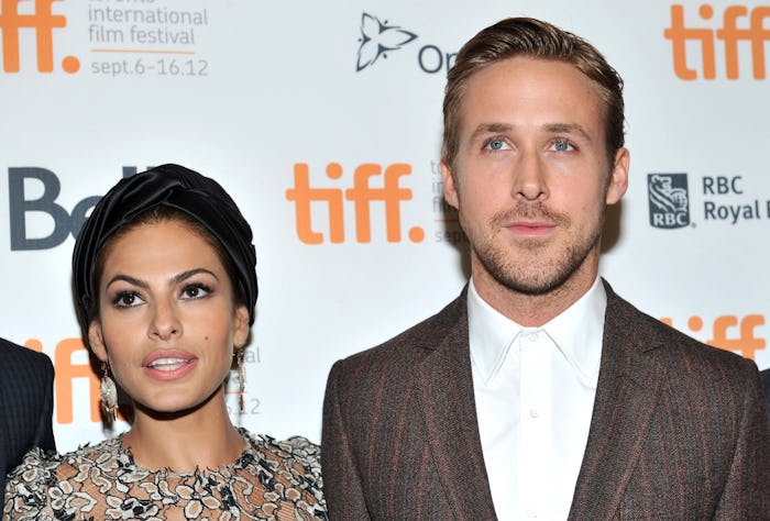 Eva Mendez keeps a photo of Ryan Gosling on her phone.