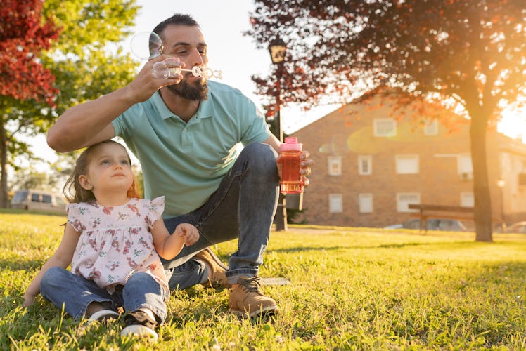 father with child