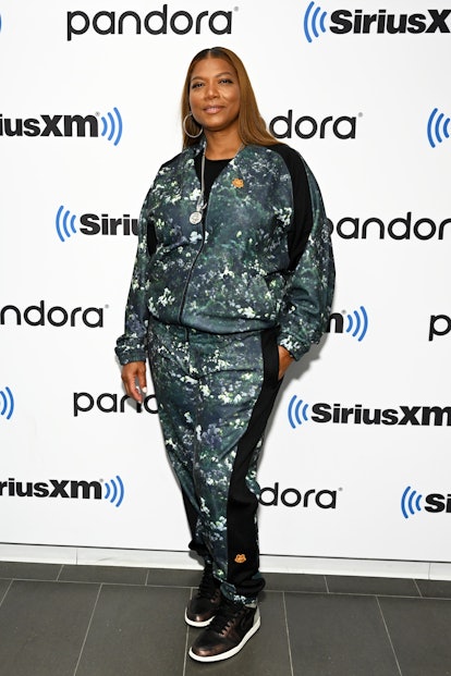 Rapper/actress Queen Latifah visits SiriusXM Studios on June 07, 2022 in New York City. 