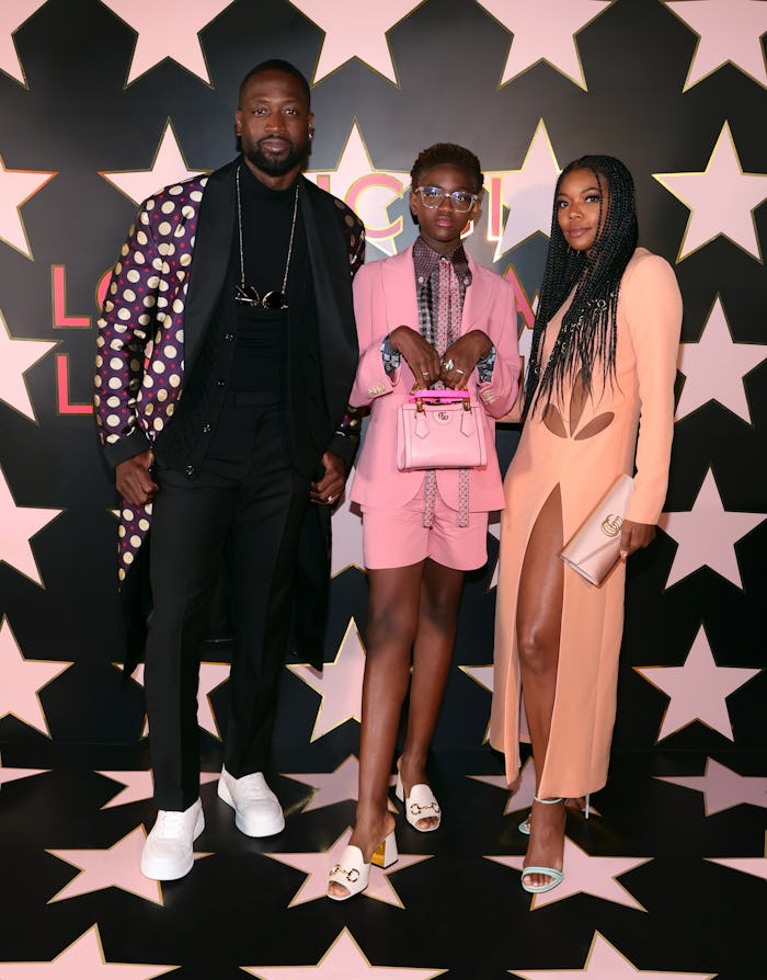 Dwyane Wade, Zaya Wade, and Gabrielle Union together during a recent Hollywood outing. 