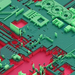 This image belongs to the "Technology Pattern" series