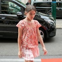 Suri Cruise sings cover of 'Blue Moon' on Katie Holmes latest film, 'Alone Together.'