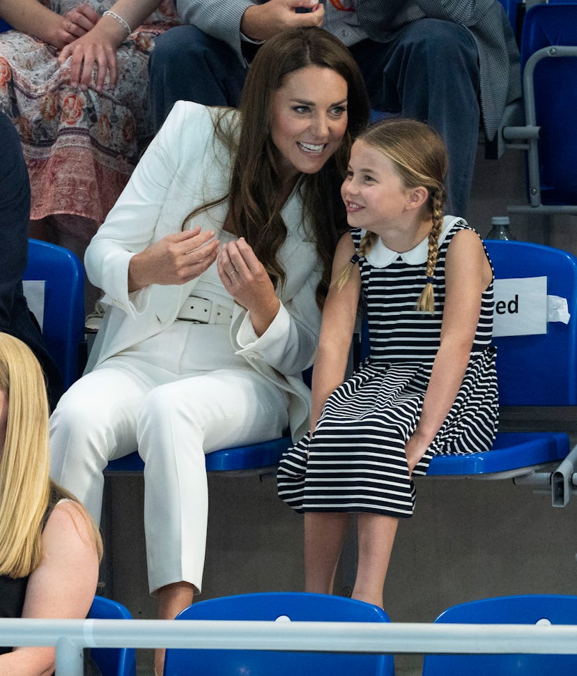 Princess Charlotte had a chat with her mom.