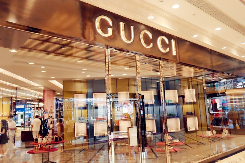 SHANGHAI, CHINA - JULY 9, 2020 - Citizens at a Gucci store in Shanghai, China, July 9, 2020. (Photo ...