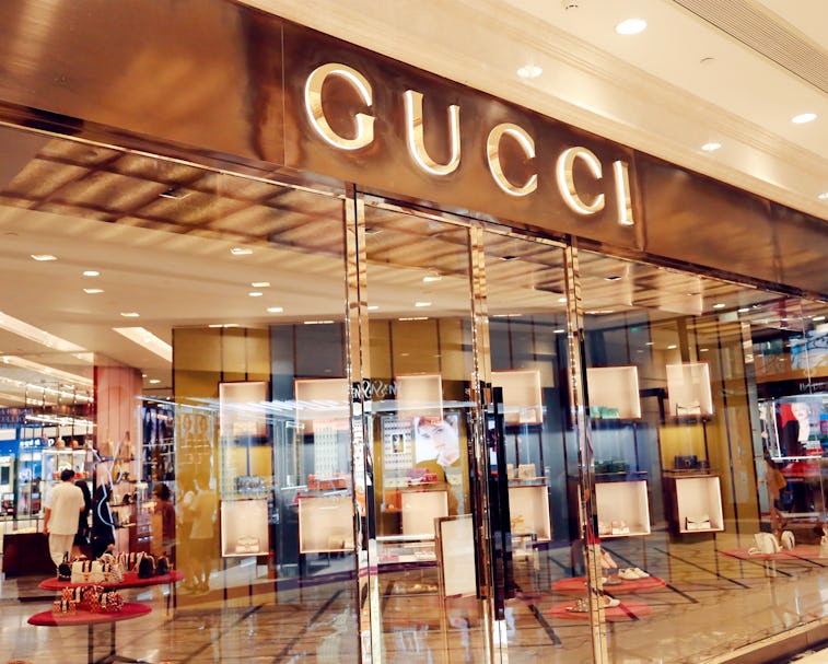 SHANGHAI, CHINA - JULY 9, 2020 - Citizens at a Gucci store in Shanghai, China, July 9, 2020. (Photo ...