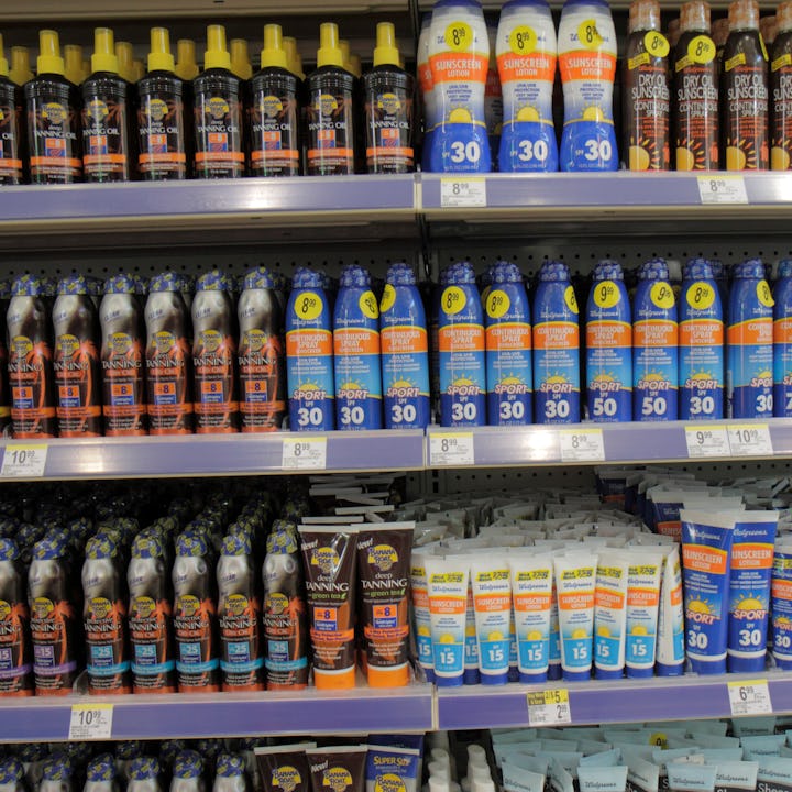 A selection of Banana Boat sunscreen products. The company has just recalled three batches of its Sc...