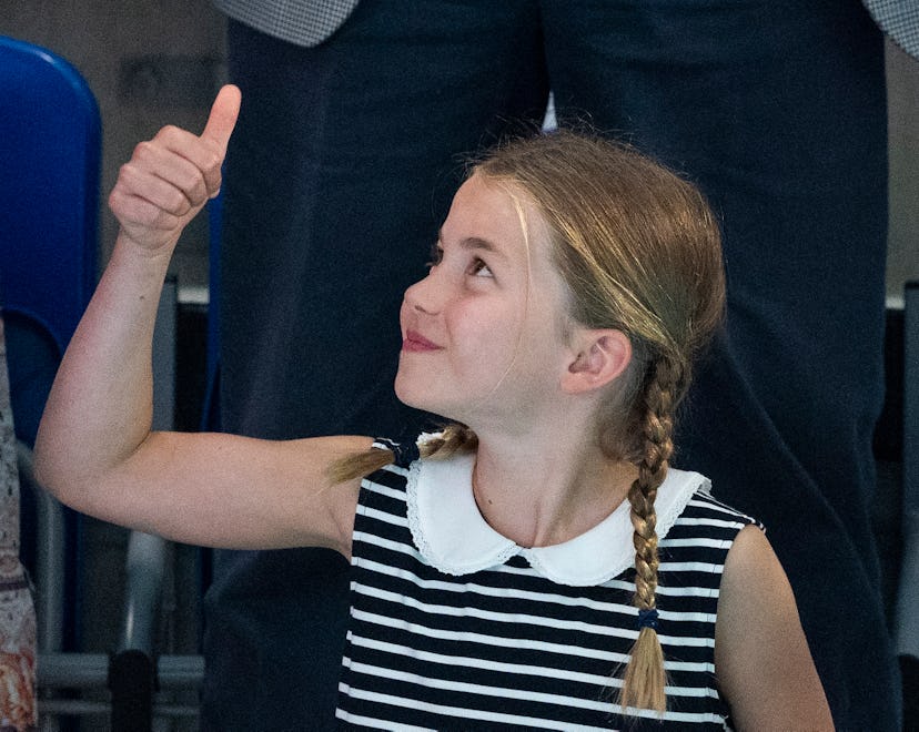 Princess Charlotte joined her parents at the Commonwealth Games.