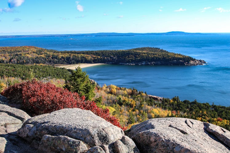 Acadia National Park, Maine is one of the best places to see fall foliage in the US in 2022.