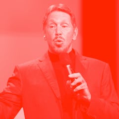 Oracle CEO Larry Ellison announces four new cloud computing products and services including 12c, a c...