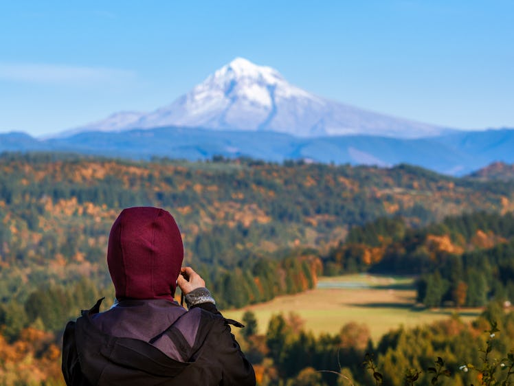 Mount Hood, Oregon  is one of the best places to see fall foliage in the US in 2022.