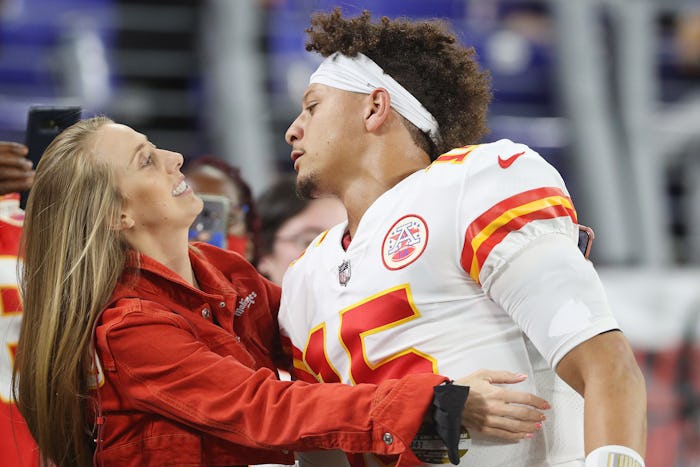 Patrick Mahomes shares Sterling, 1, with wife Brittany Matthews.