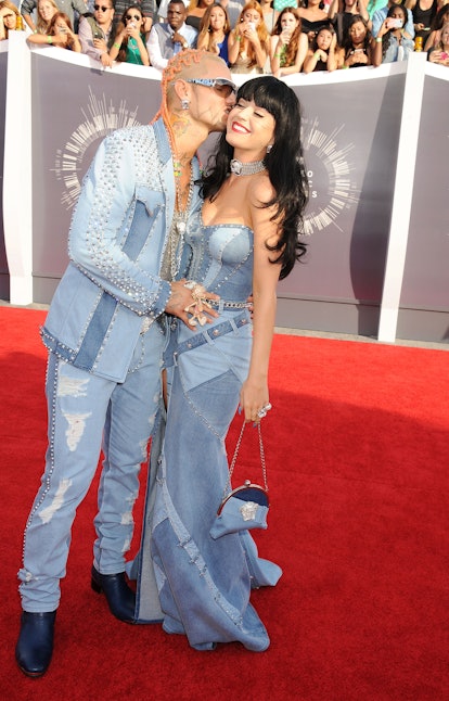 Katy Perry and Riff Raff attend the 2014 MTV Video Music Awards