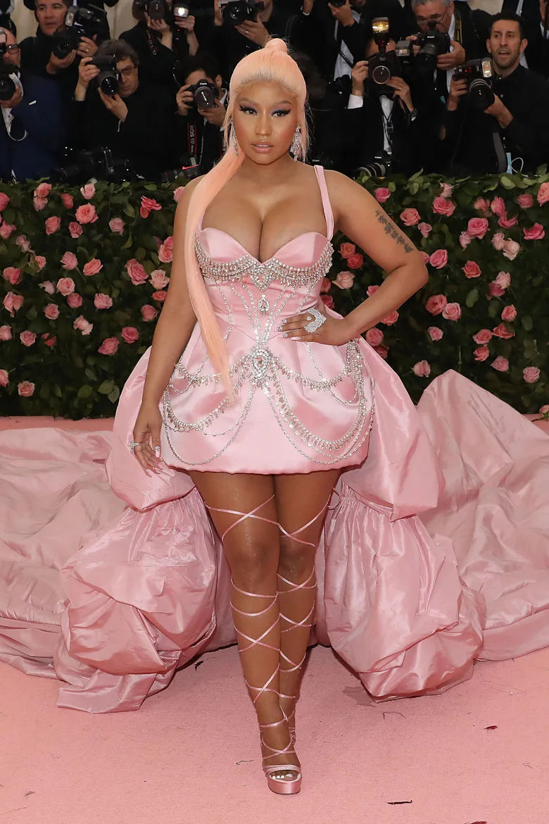 nicki minaj red carpet dresses Nicki Minaj's Best Red Carpet Looks Are the 'Pinkprint' of Out-There Fashion