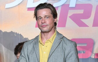 KYOTO, JAPAN - AUGUST 23:  Brad Pitt attends the 'Bullet Train' stage greeting at Toho Cinemas Kyoto...