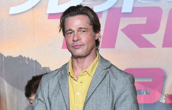 KYOTO, JAPAN - AUGUST 23: Brad Pitt attends the 'Bullet Train' stage greeting at Toho Cinemas Kyoto...