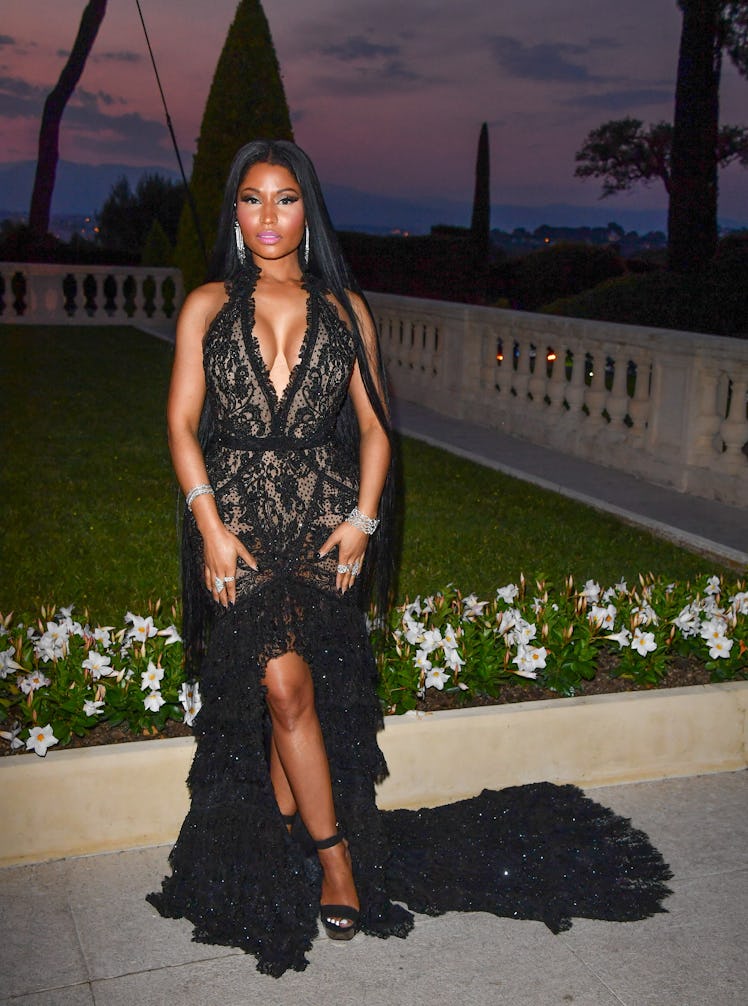 Nicki Minaj attends the amfAR Gala Cannes 2017