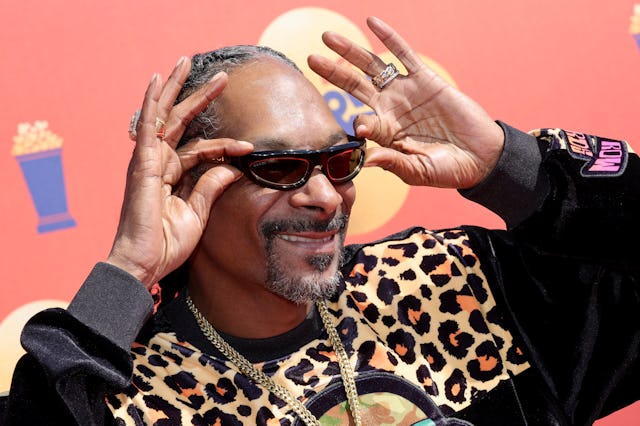 Snoop Dogg attends the 2022 MTV Movie & TV Awards. Rapper Snoop Dogg launched a YouTube channel call...