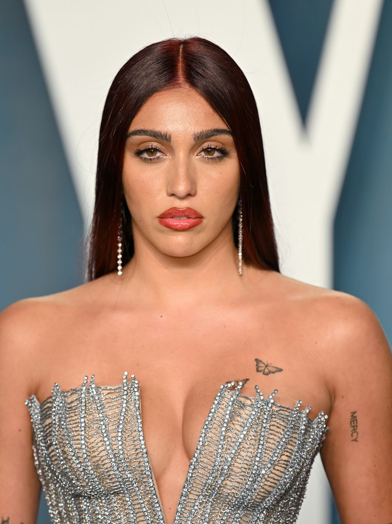 BEVERLY HILLS, CALIFORNIA - MARCH 27: Lourdes Leonattends the 2022 Vanity Fair Oscar Party Hosted By...