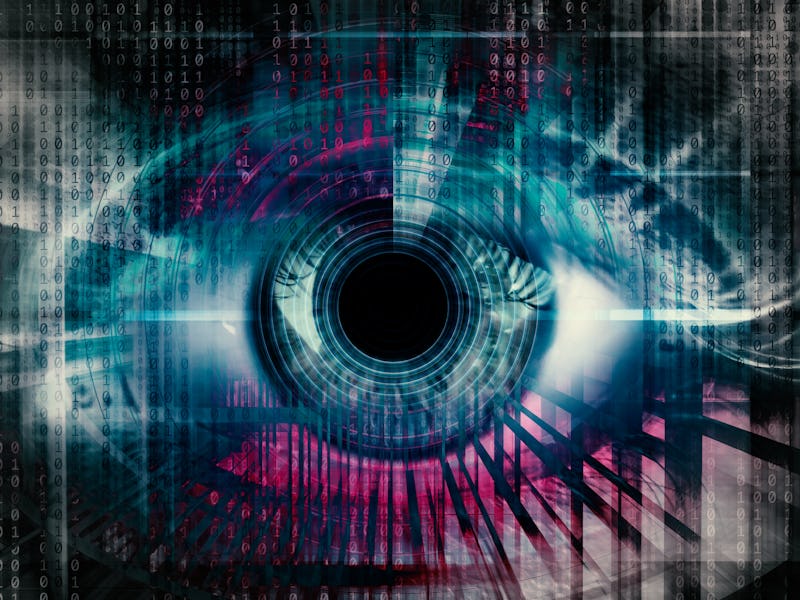 Composite abstract eye image