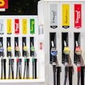19 August 2022, Bavaria, Munich: Gas pumps are seen at a gas station. Drivers in southern Germany in...