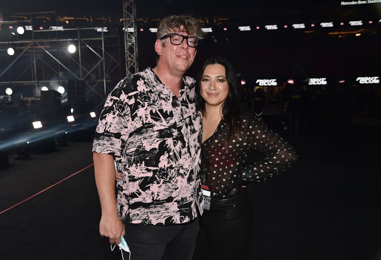 ATLANTA, GEORGIA - APRIL 17: Patrick Carney of The Black Keys and Michelle Branch attend Triller Fig...