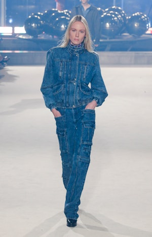  Isabel Marant Fall/Winter 2022 cargo jeans