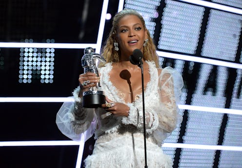 NEW YORK, NY - AUGUST 28:  Recording artist Beyonce accepts the award for Video of the Year onstage ...