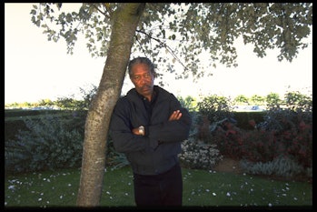 DEAUVILLE FESTIVAL: MORGAN FREEMAN (Photo by Eric Robert/Sygma/Sygma via Getty Images)