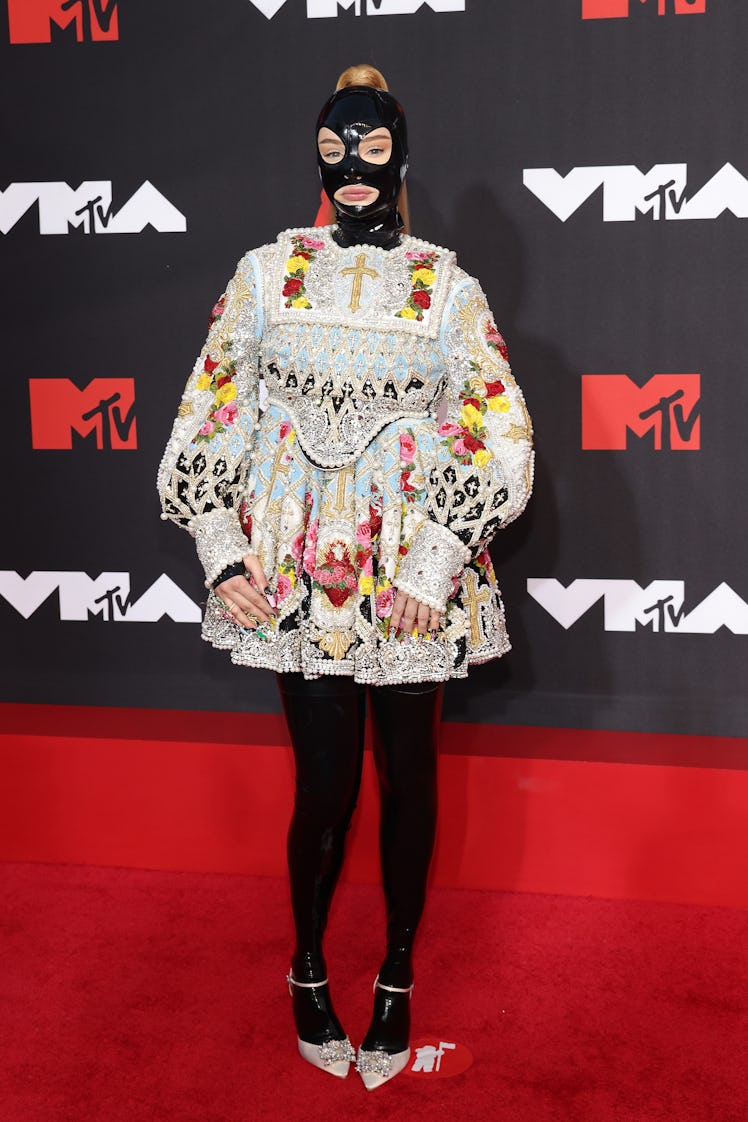 NEW YORK, NEW YORK - SEPTEMBER 12: Kim Petras attends the 2021 MTV Video Music Awards at Barclays Ce...