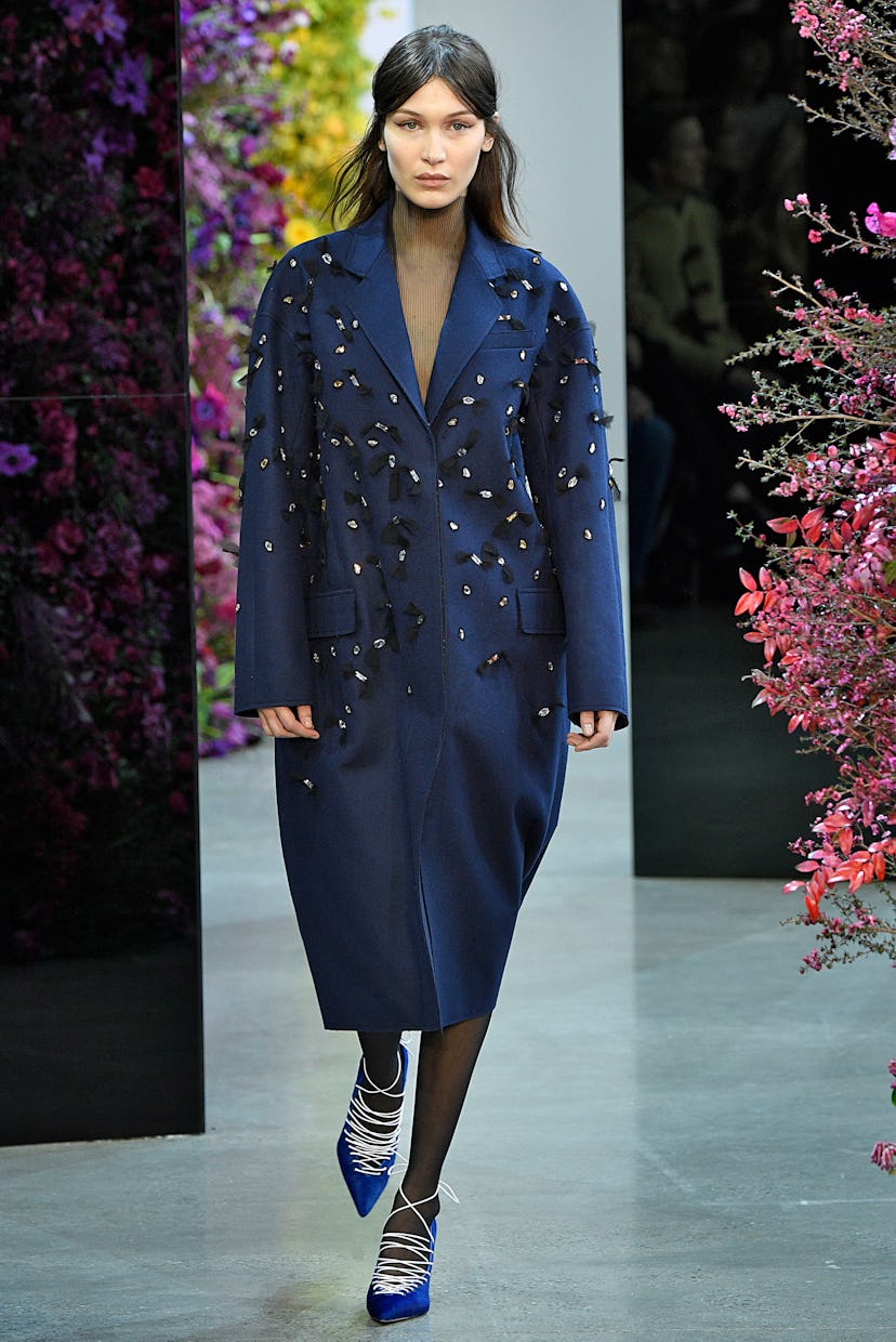 Bella Hadid walks the runway at Jason Wu Ready to Wear Fall/Winter 2018-2019 Fashion Show during New…