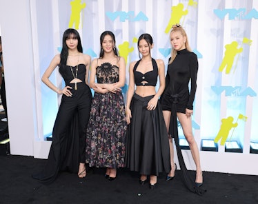Lisa, Jisoo, Jennie, and Rosé of BLACKPINK attend the 2022 MTV VMAs