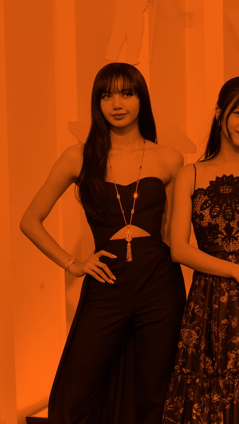 NEWARK, NEW JERSEY - AUGUST 28: (L-R) Lisa, Jisoo, Jennie, and Rosé of BLACKPINK attend the 2022 MTV...