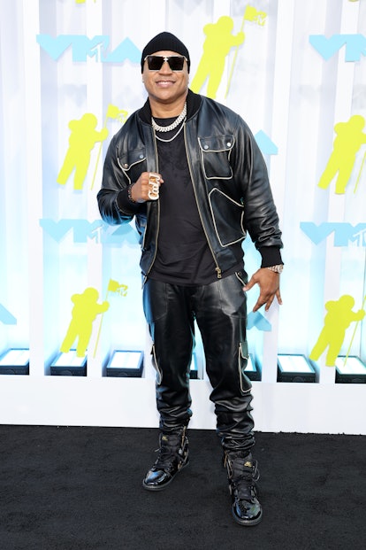 NEWARK, NEW JERSEY - AUGUST 28: LL Cool J attends the 2022 MTV VMAs at Prudential Center on August 2...