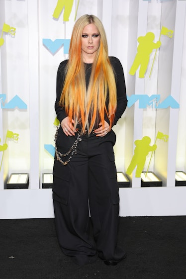 Avril Lavigne attends the 2022 MTV VMAs