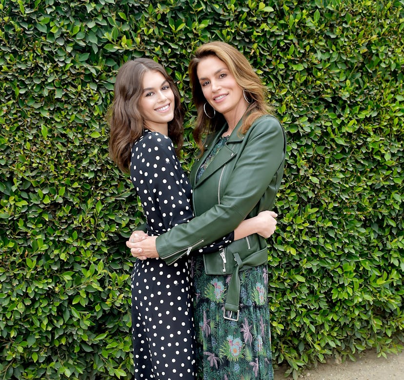 Kaia Gerber and Cindy Crawford attend 2018 Best Buddies Mother's Day Brunch