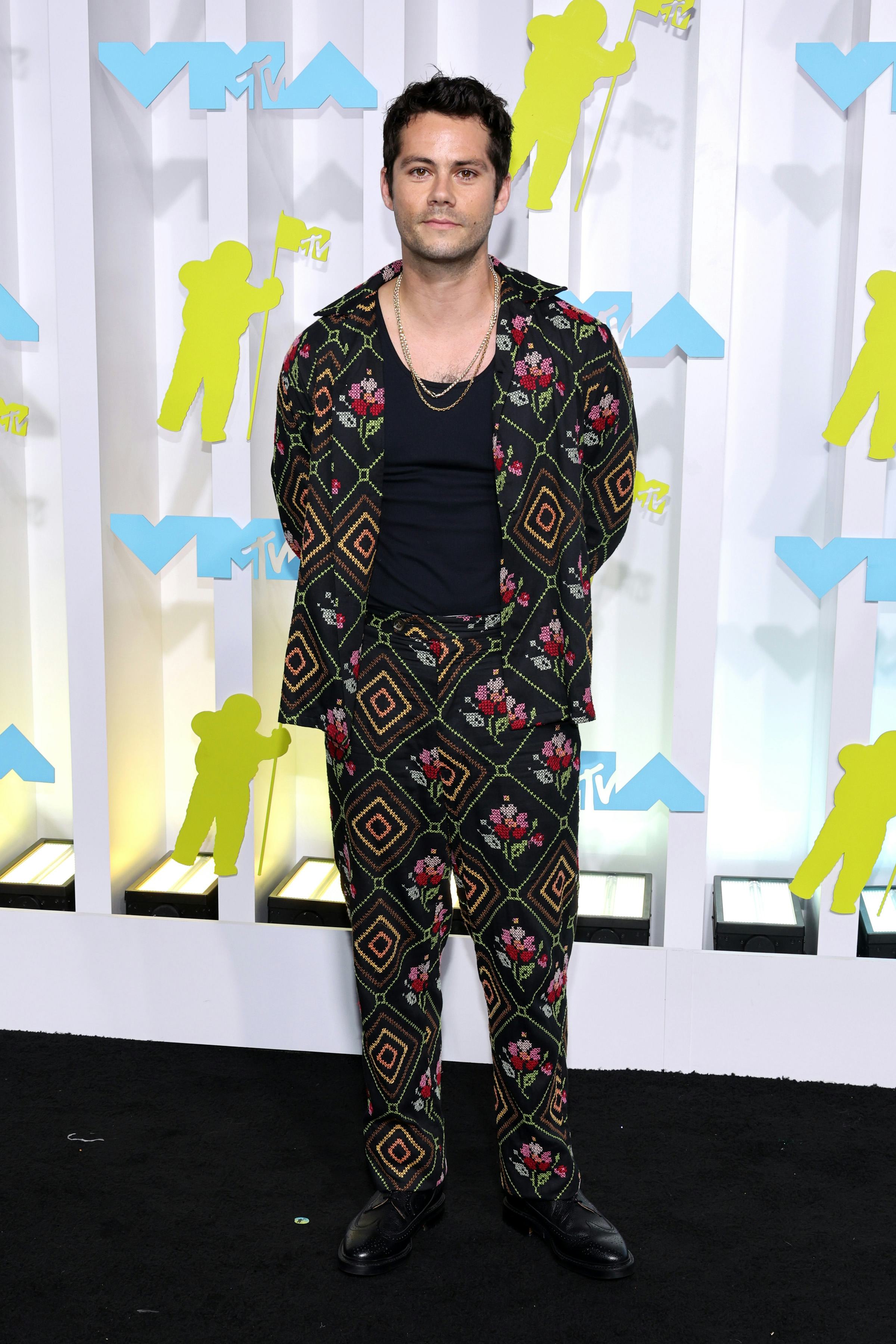 Dylan O&rsquo;Brien attends the 2022 MTV VMAs at Prudential Center on August 28, 2022 in Newark, New Jerse&hellip;