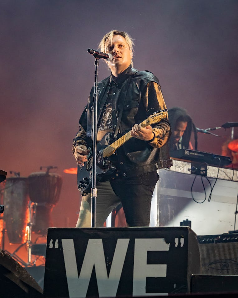 MONTREAL, QUEBEC - JULY 29: Win Butler of Arcade Fire performs at the Osheaga Music and Arts Festiva...