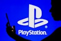 BRAZIL - 2022/05/02: In this photo illustration, the PlayStation logo is seen in the background of a...