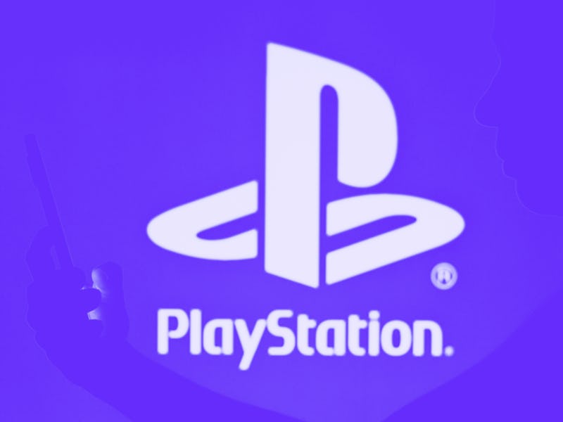 BRAZIL - 2022/05/02: In this photo illustration, the PlayStation logo is seen in the background of a...