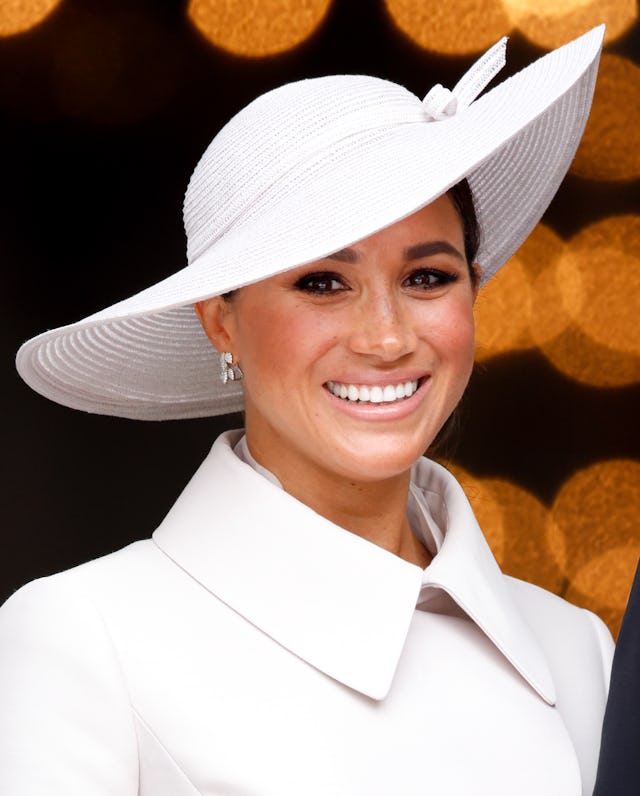 Meghan Markle, Duchess of Sussex, gets candid in a new interview with The Cut. Here, she attends a N...