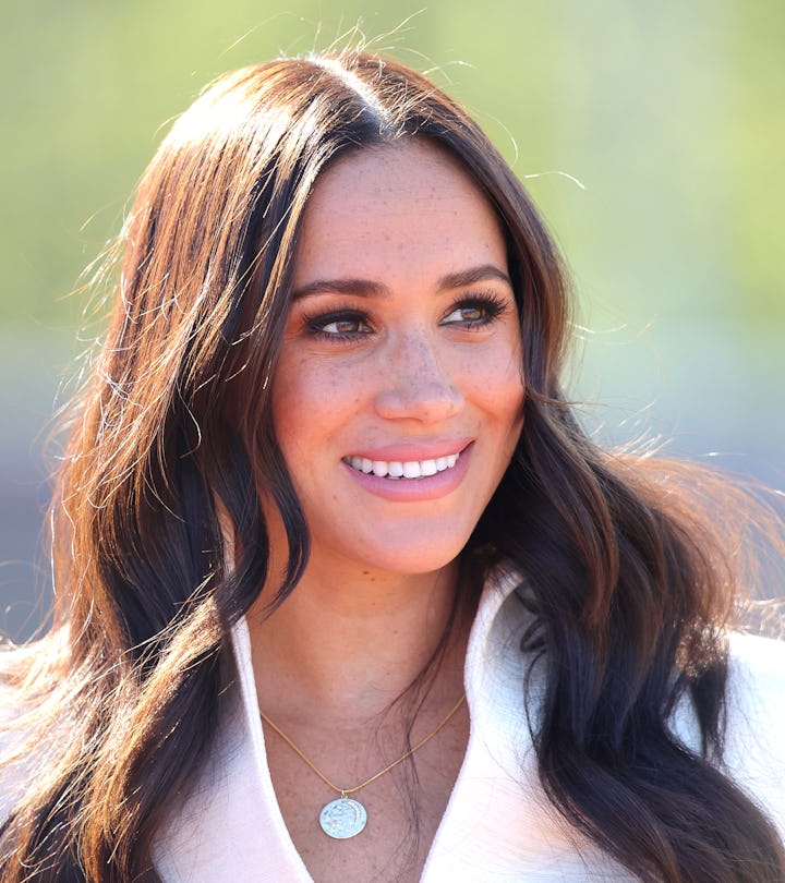 THE HAGUE, NETHERLANDS - APRIL 17: Meghan, Duchess of Sussex attends the Athletics Competition durin...