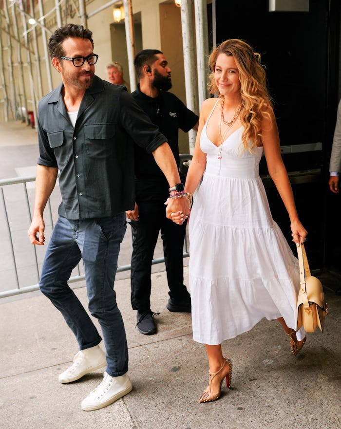 Ryan Reynolds celebrates wife Blake Lively's 35th birthday.