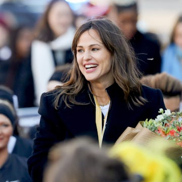 Jennifer Garner knows moms have it tough. Here, she takes part in a parade during Hasty Pudding Thea...