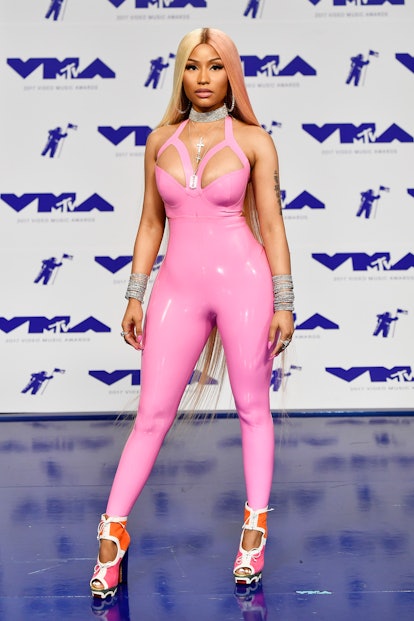Nicki Minaj's Wildest VMAs Outfits: Barbiecore, BDSM-Inspired, & More