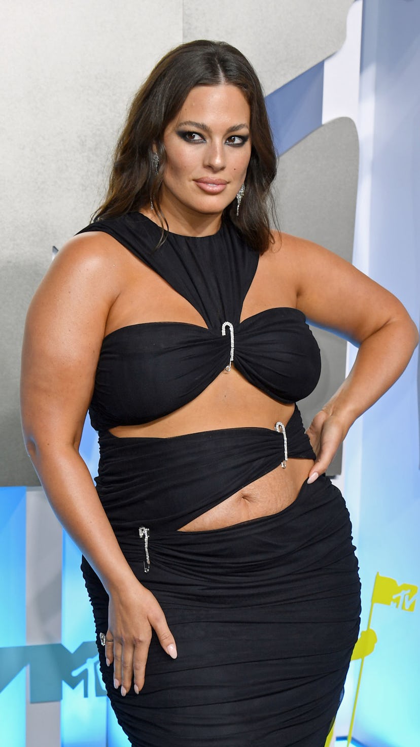 Ashley Graham attending the MTV Video Music Awards 2022 held at the Prudential Center in Newark, New...