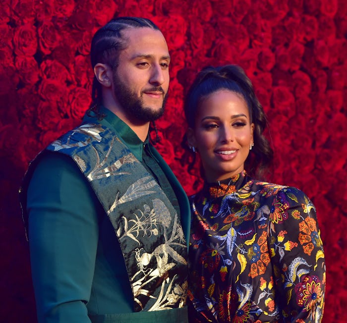 ATLANTA, GA - OCTOBER 05: Colin Kaepernick and Nessa Diab attend Tyler Perry Studios Grand Opening G...