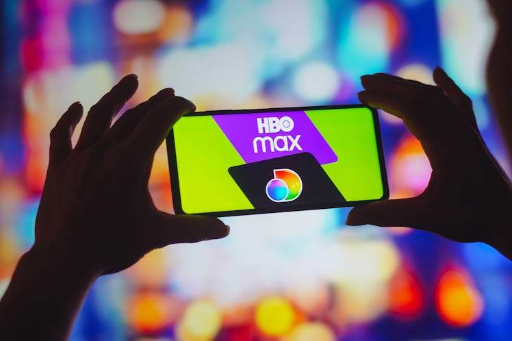 BRAZIL - 2022/08/05: In this photo illustration, the HBO Max and Discovery Plus logos is displayed o...