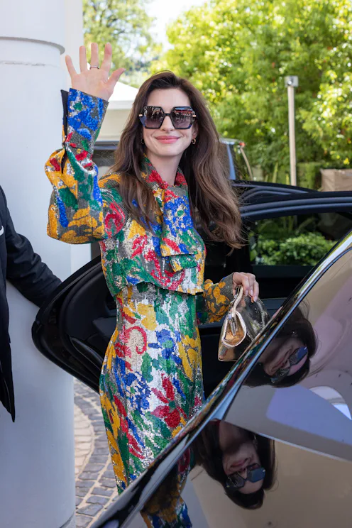 Anne Hathaway at the Martinez Hotel