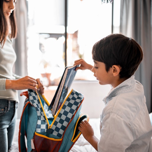 Waiting to pack your child's backpack until it's time to leave is a morning routine mistake.